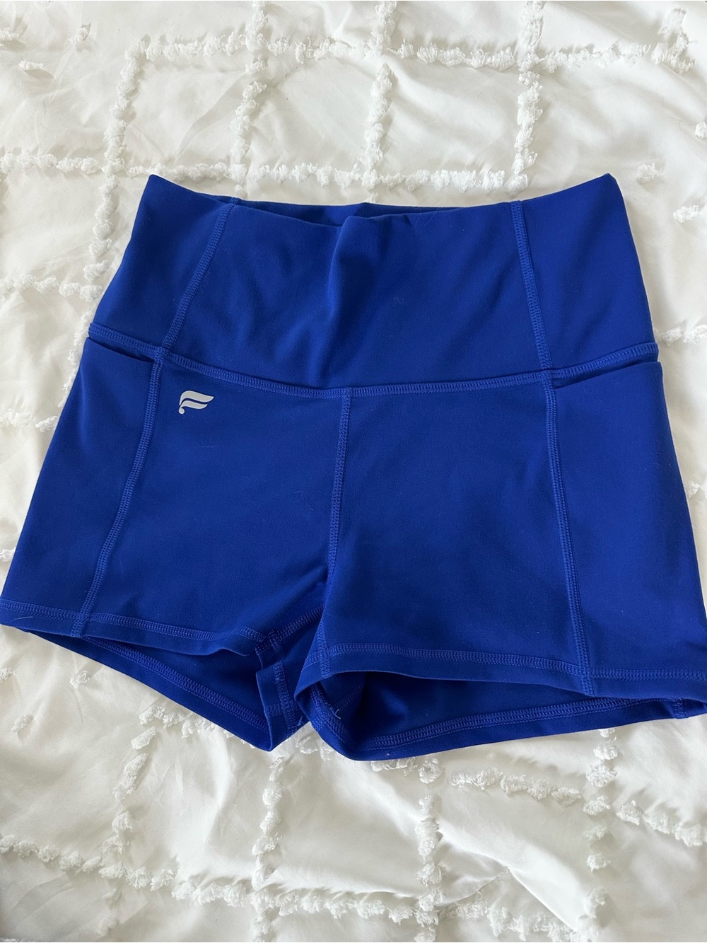 NWT Fabletics Royal Blue High-Rise Athletic Shorts